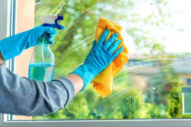 Glasbewassing dienst afbeelding